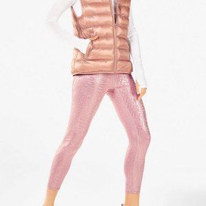 Fabletics Pink Puffer Vest